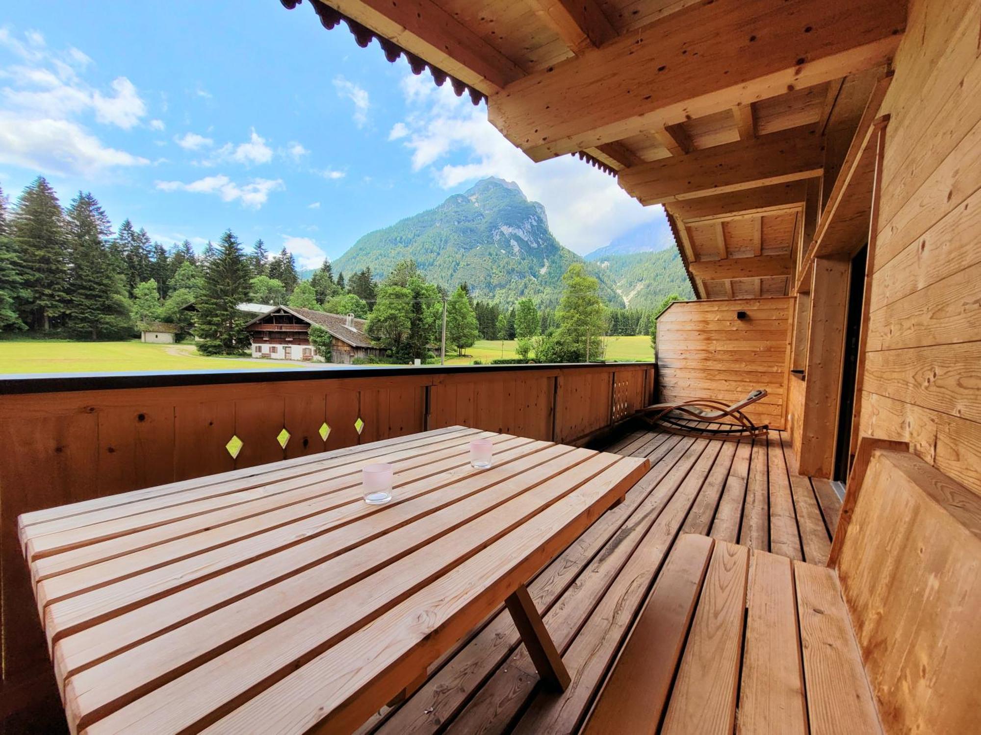 Alpenchalet Im Leutaschtal Exteriör bild